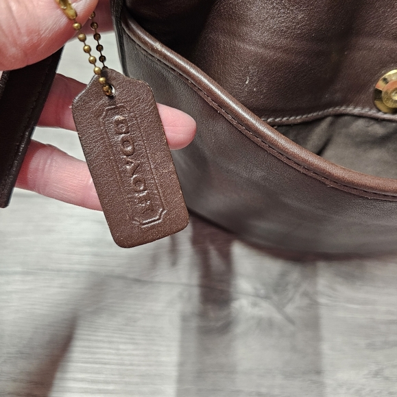 Coach Bags Monterey Brown Leather Flap Crossbody Bag Vintage Crossbody - Picture 11 of 13